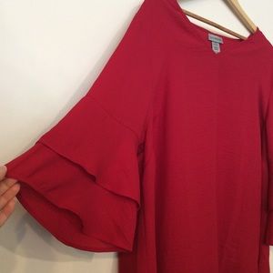 Catherines Tops - Catherines Three Quarter Sleeve Top Catherines Tops - Catherines Three Quarter Sleeve Top